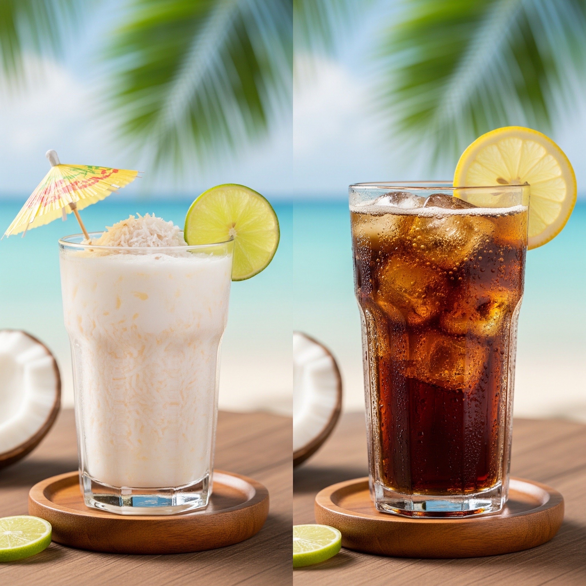 Dừa vs Nước có ga